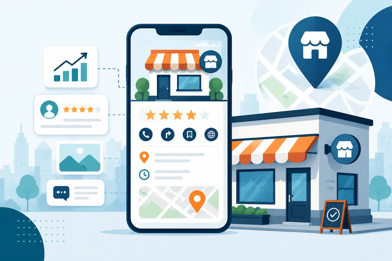 Google Business Profile listing showing business information on Google Search and Maps
